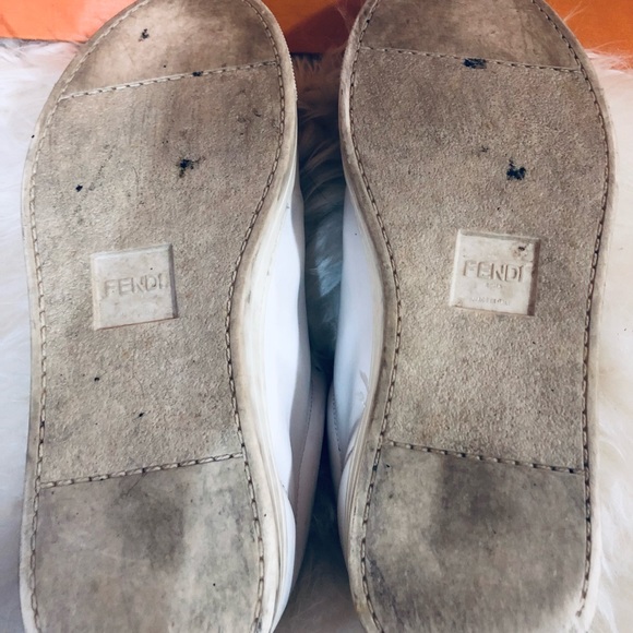 Fendi Roma Face Leather Low-Top sneakers - Picture 3 of 8